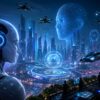 Future of Artificial Intelligence 2035 - AI Technology Illustration